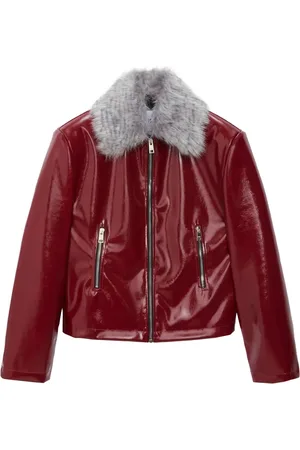 Msgm Faux-leather coated jacket