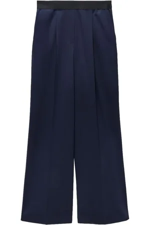 Msgm Elasticated-waist cotton trousers