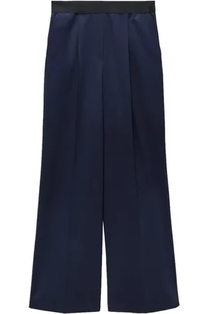 Msgm Logo-waistband tailored trousers