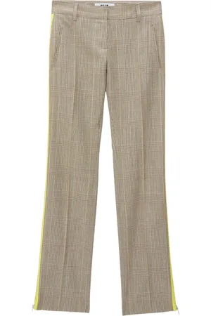 Msgm Side-zip straight trousers
