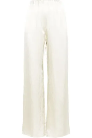 Nanushka Wide-leg satin trousers