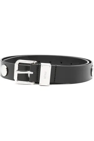 Maje Studded leather belt