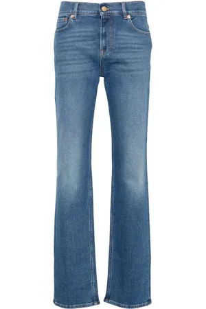 VALENTINO GARAVANI Logo-plaque jeans