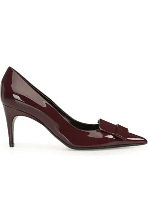 Sergio Rossi Laminated 45mm leather shoes