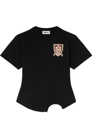 AMBUSH Logo-print cut-out T-shirt
