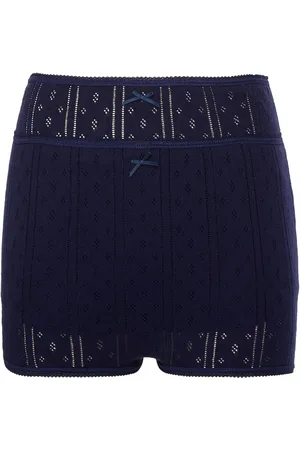 J.W.Anderson Double-layer pointelle shorts