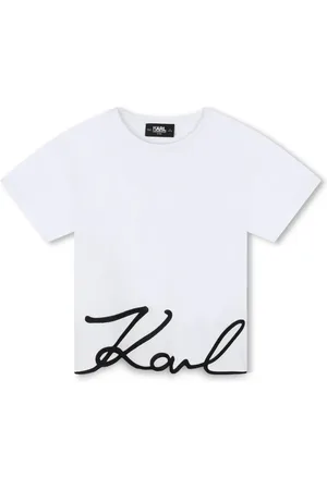Karl Lagerfeld Signature cotton T-shirt