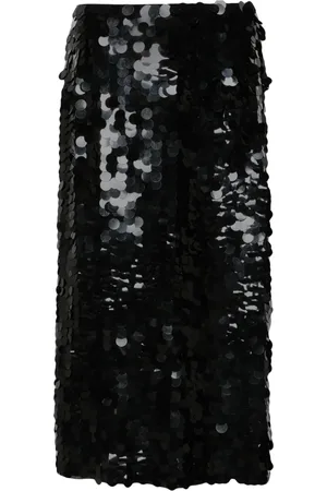 P.A.R.O.S.H. Sequined midi skirt