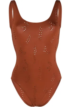 Chloé X Eres Pacific broderie-anglaise swimsuit
