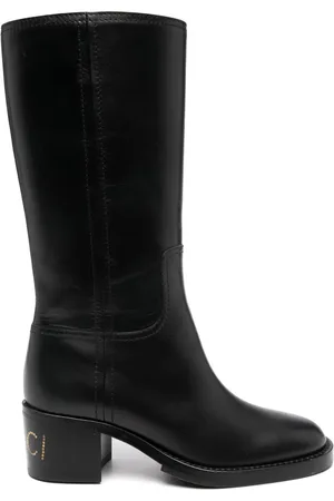 Gucci 45mm logo-studded boots