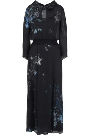 Giorgio Armani Floral-print silk maxi dress
