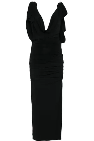 The Attico Ruched maxi dress
