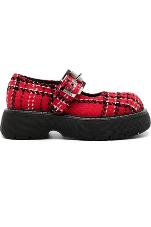 Msgm Buckled platform Mary jane shoes