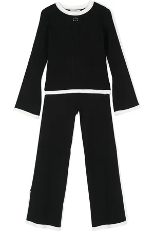 Twin-Set Ribbed trousers set