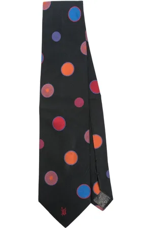 VERSACE 1990s patterned-jacquard tie