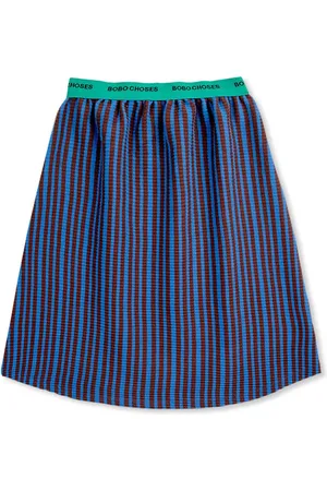 Bobo Choses Stripes ribbed skirt