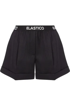 Moschino Pleat detailing virgin wool shorts