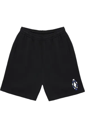 MARCELO BURLON Bandana Cross cotton track shorts
