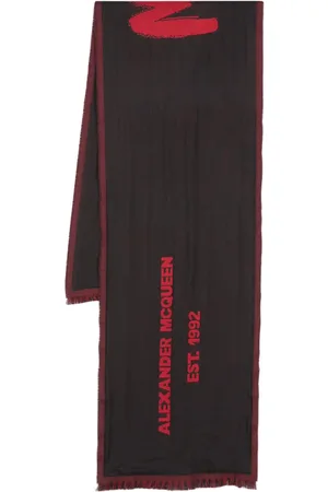 Alexander McQueen Graffiti scarf