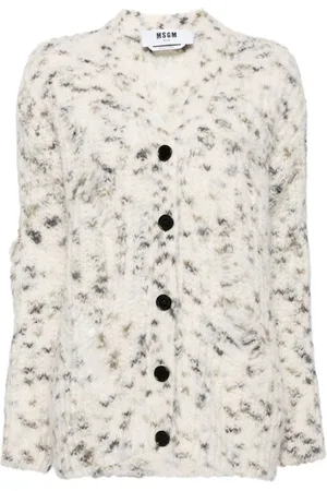 Msgm Mélange-effect cardigan
