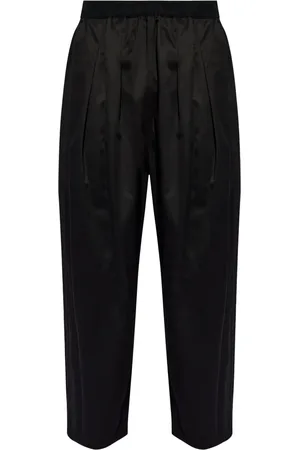 Maison Margiela Pleated cotton trousers