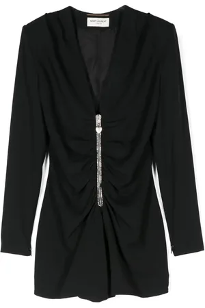 Saint Laurent Ruched playsuit