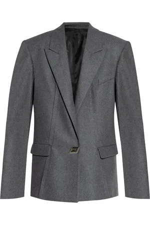 The Attico Single-button wool-blend blazer