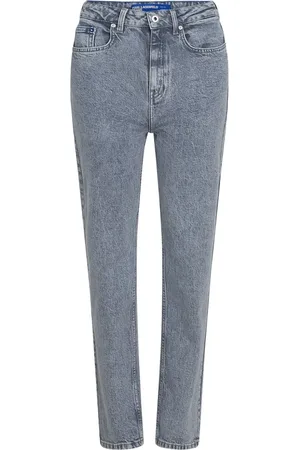 Karl Lagerfeld High-rise straight-leg jeans