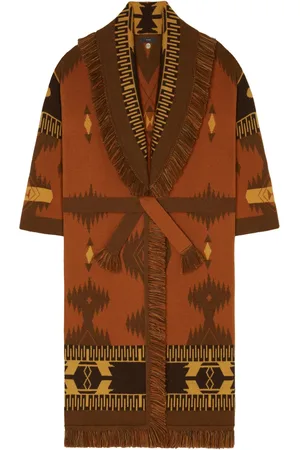 Alanui Geometric-pattern jacquard cardigan