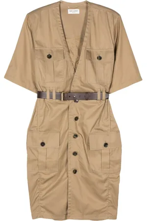 Saint Laurent Saharienne shirt dress