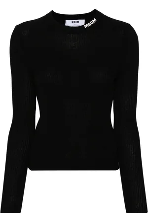 Msgm Intarsia-logo sweater