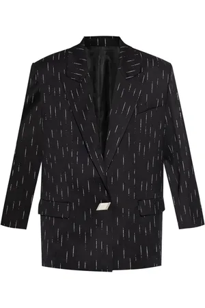 The Attico Single-button wool-blend blazer