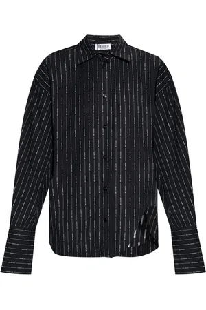 The Attico Logo-print cotton shirt