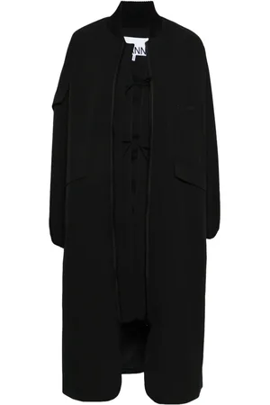 Ganni Seersucker parka