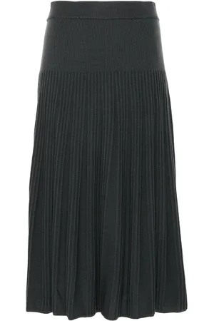 Joseph Ribbed merino midi skirt