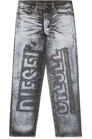 Diesel Logo-print straight-leg jeans