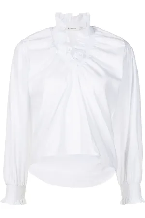 Lethicia Bronstein Azad ruffled-collar blouse