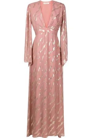 Lethicia Bronstein Atala embroidered silk gown