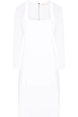 Lethicia Bronstein Brigitte sheer-sleeved dress
