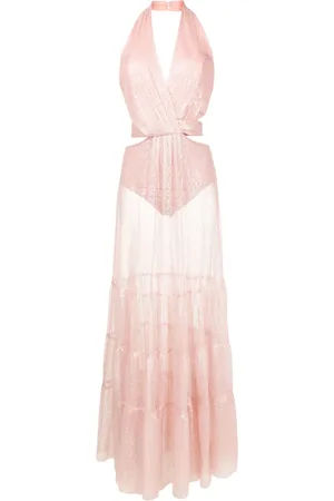 Lethicia Bronstein Milena semi-sheer maxi dress