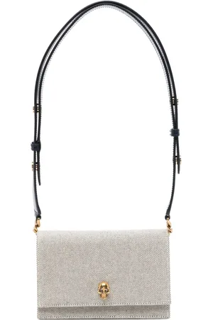 Alexander McQueen Small Biker Skull shoulder bag