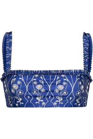 Agua by Agua Bendita Olmo floral-print bikini top
