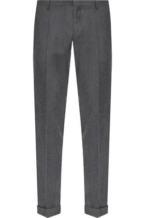 Paul Smith Slim-fit overdyed wool-cashmere flannel trousers