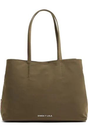 Bimba y Lola Large Gabardine Chihuahua tote bag