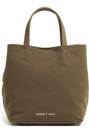 Bimba y Lola Large Gabardine Chihuahua tote bag