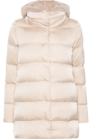 HERNO Faux-fur quilted down jacket