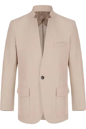 SHANGHAI TANG Stand-up collar blazer