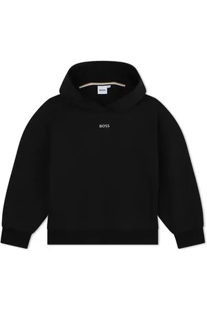 HUGO BOSS Logo-embroidered hoodie