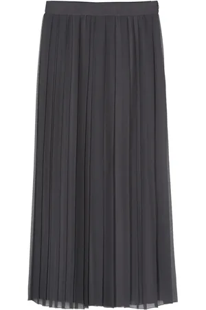 ELEVENTY Pleated midi skirt