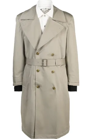 Maison Margiela Belted double-breasted coat